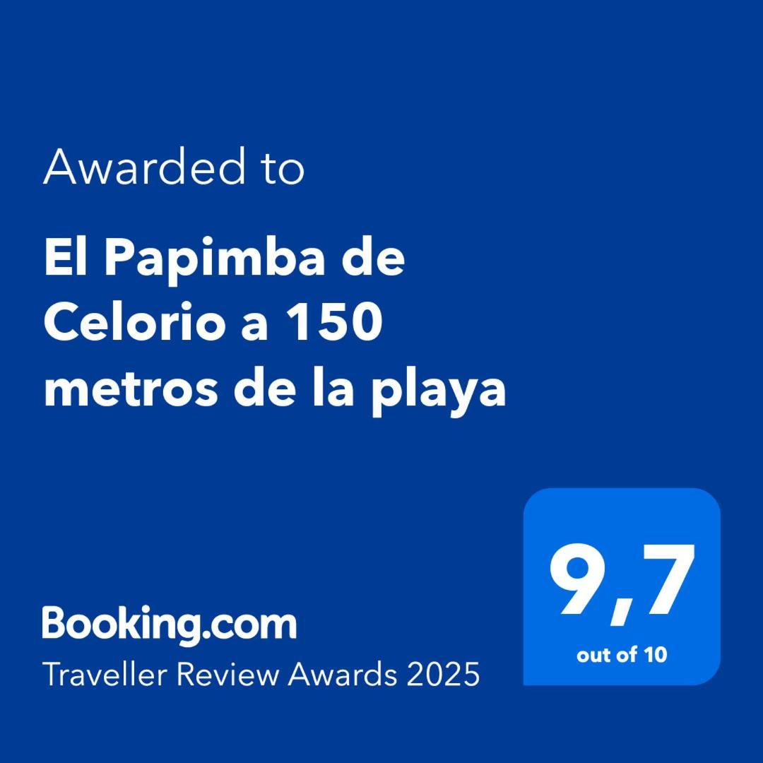 El Papimba De Celorio A 150 Metros De La Playa公寓 外观 照片